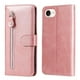 thumbnail image 4 of Funda con Cremallera para iPhone 16e, Carcasa Cartera de Cuero PU con Soporte y Tarjetero, 4 of 5