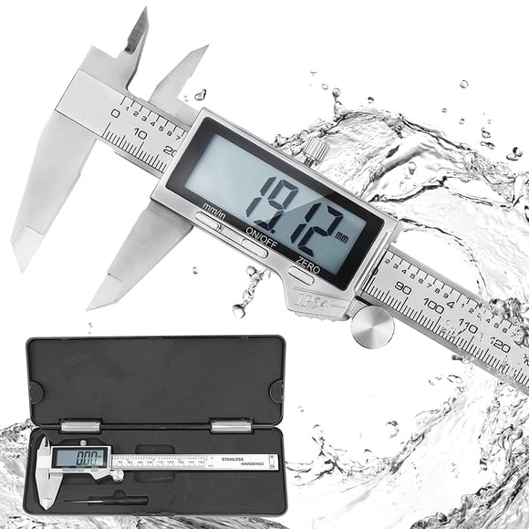 Pinza digital LOUISWARE IP54 de acero inoxidable impermeable