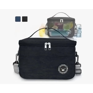 Riqui - Lonchera Térmica, Frío Y Calor Negro