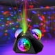 thumbnail image 1 of Luces Disco Ball KBJ 3 Magic Ball activadas por sonido con control remoto, 1 of 6
