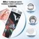 thumbnail image 5 of Voltron Vaso aislado de acero inoxidable con asa, diseño temático, regalo para familia, amigos y fans; incluye pajita y encaja en el portavasos estándar, 40 oz, 5 of 6