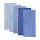 thumbnail image 2 of Juego de toallas de cocina DII de algodón ultra absorbente, 5 piezas, azul, 2 of 5