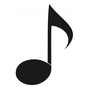 Rienda Libre Graphics - Decomural Single Quaver Musical Notes Ws-15524