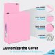 thumbnail image 5 of Carpeta Enday 5 cm 3 anillas rosa con cubierta transparente, 480 hojas, 5 of 6