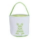 thumbnail image 3 of Cesta De Pascua Decoración De Pascua Conejo Cubo Tote Para Niños Niños Niñas Pascua Verde, 3 of 3