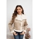 thumbnail image 3 of Chaqueta Mujer Tipo Piloto Cruzada Botones Interior Chiporro 7043, 3 of 4
