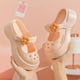 thumbnail image 1 of Girls Cute Floral Print Clog Sandals, Kids Casual Dress Up Mary Jane Shoes With Assorted Colors, 1 of 3