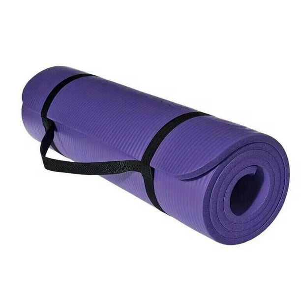 Yoga Mat Tapete Colchoneta Pilates 180x60x1 cm Con Correas