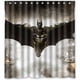 thumbnail image 1 of Cortina de ducha de superhéroe de Los Vengadores Batman, juego de cortina de baño con ganchos, tamaño 66 x 72 pulgadas, 1 of 3