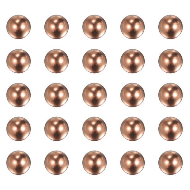 Uxcell 5/16 pulgadas Bolas de Rodamiento de Cobre Sólido de Precisión para Rodamientos Válvulas Decoración Paquete de 20