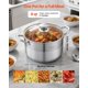 thumbnail image 5 of Olla de Caldo VEVOR 8 qt (7.6 L) Compatible con Inducción, 5 of 9