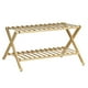 thumbnail image 1 of Zapatero Organizador de Madera 2 Niveles Cafe Claro, 1 of 3