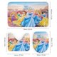 thumbnail image 3 of Princesa Disney-theme 4-Piece Shower Curtain Set with Rugs, Waterproof Bathroom Decor Set Includes Bath Mat, U-Shaped Rug, Toilet Lid Cover and Curtain with Hooks, 3 of 6