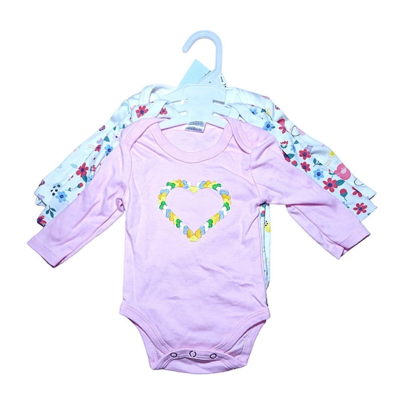 Genérico - Bodys Estampados Manga Larga Algodón Bebes Suave Rondon