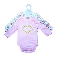 Genérico - Bodys Estampados Manga Larga Algodón Bebes Suave Rondon