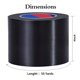 thumbnail image 2 of Cinta adhesiva Duccinp, resistente, 4 pulgadas x 55 yardas, impermeable, negra, 2 of 6
