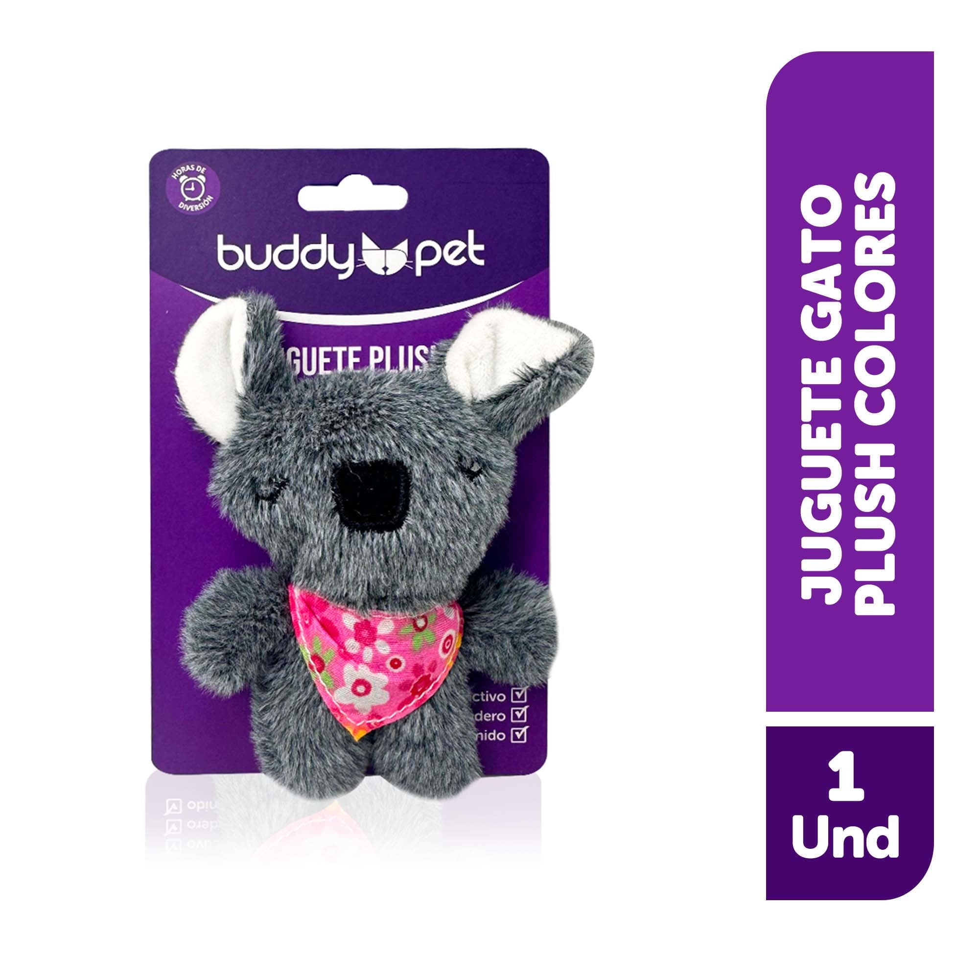 Juguete Para Gato Plush Colores, Producto Surtido 1 Un Buddy Pet