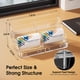 thumbnail image 3 of Portatarjetas MaxGear de acrílico transparente con 8 compartimentos y 4 niveles, 3 of 8