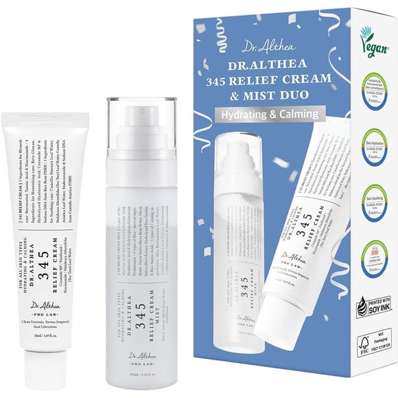 Set Dr.Althea 345 Relief Cream Mist Niacinamida Ceramida
