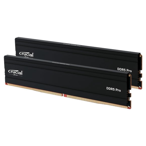 Memoria de escritorio RAM Crucial Pro de 32 GB (2 x 16 GB) DDR5 de 5600 MHz