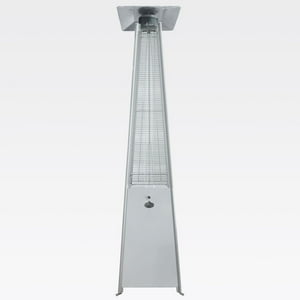 Klyma - Estufa A Gas Exterior Terraza Obelisk White