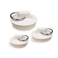 Parts Express - Juego De 3 Tapones De Goma Para Desagüe De Bañera Para Plomada De Lavabo