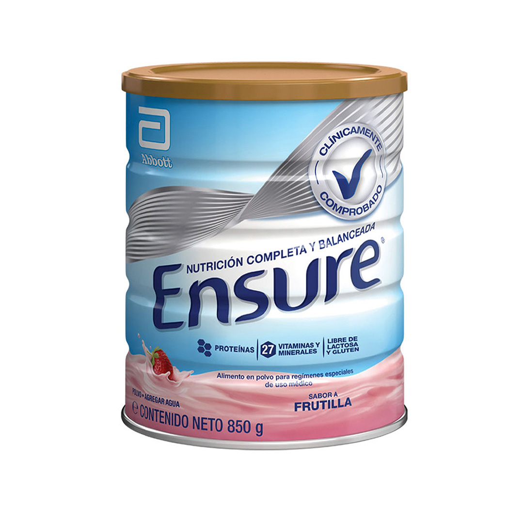 Ensure - Suplemento Nutric Frutilla 850Gr.