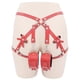 thumbnail image 2 of 1pc Adjustable Red PU Leather Sex Restraints Handcuffs and Thigh Bondage Harness for Couples - Securely Restrain Your Partner for BDSM Play, 2 of 3