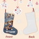 thumbnail image 3 of Anatomía según Grey Tema: Calcetines de Navidad, fino lino blanco para colgar en escaleras y chimenea, decoración navideña para el hogar, regalo de Navidad.54cm×38cm, 3 of 5