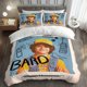 thumbnail image 1 of Dustin-Themed Bedding Set Including Duvet Cover And Pillowcases. Soft, 1 of 5