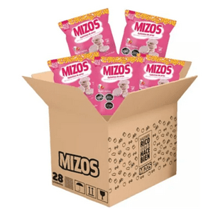 Mizos - Galletas De Arroz C/Cobertura Sabor Yogur Y Frutilla 25Grs.