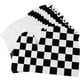 thumbnail image 3 of Super Z Outlet Paquete de 12 cajas para dulces con diseño de bandera a cuadros en blanco y negro, 3 of 3