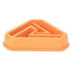 thumbnail image 4 of Cuenco Para Perros, Alimentador Lento Resistente Al Desgaste Para Mascotas, Comer, Beber, Cachorros, Naranja, 4 of 5