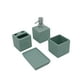thumbnail image 1 of Set Baño Cerámica Dispensador Porta Cepillo Turquesa (4u), 1 of 2