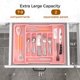 thumbnail image 2 of Organizador de cubiertos Ukeetap, extra grande, expandible, rosa, 2 of 8