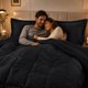 thumbnail image 3 of CUBRECAMA MARTINÉ MICROFIBRA EMBOSSED SONYA CON SHERPA 2.5 PLAZAS NEGRO – 260 X 250 CM, 3 of 3