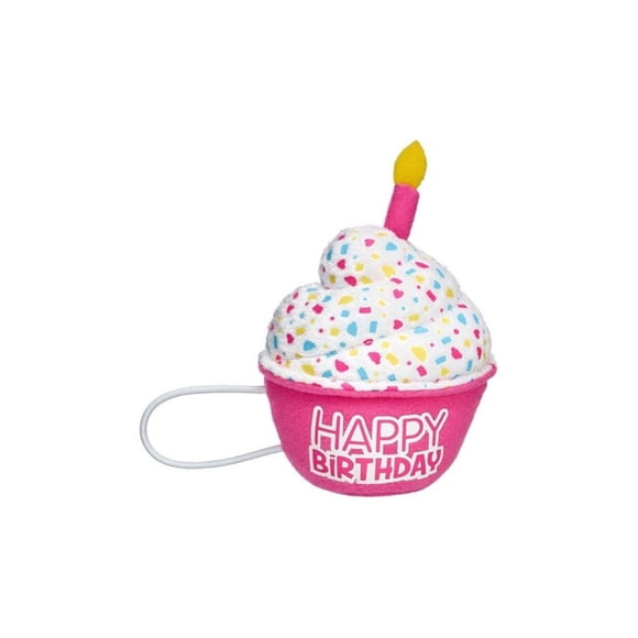 Accesorio Build a Bear cupcake rosado feliz cumpleaños