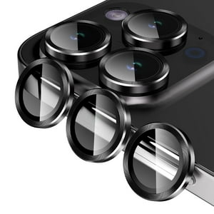 Genérico - Protector De Lentes Para Iphone 15 Pro-15 Pro Max-Negro