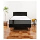 thumbnail image 1 of Cama Europea Zen Best 1.5 Plaza Colchon Resortes Base Dividida + Respaldo Tela Negro, 1 of 7