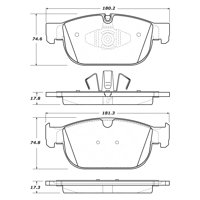 Pastillas Freno Para Auto Allied Nippon Adb02399
