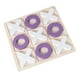 thumbnail image 2 of Juego De Madera Tic TAC Toe Ocio Inteligente Divertido Juego De Mesa Para Niños Adultos Blanco Violeta, 2 of 5