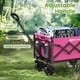 thumbnail image 5 of Carrito plegable colapsable Blomoba, utilitario, 100 kg, rosa, 5 of 9