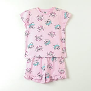 Pijama Corto Niña Rosado Full Print Skye Everest Paw Patrol