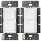 thumbnail image 1 of Control de ventilador y atenuador de luz Lutron Maestro MACL-LFQ-WH, 1 of 6