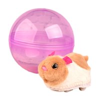 Magideal - Juguetes De Bolas Eléctricas, Juguetes Electrónicos Para Mascotas, Juguetes De Animales De Peluche, Juguetes Educativos Para Edades Tempranas Para Niñ Hámster Blanco