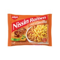 Pasta Fideos Instantáneos Ramen Sabor Costilla Bolsa 85 G Nissin