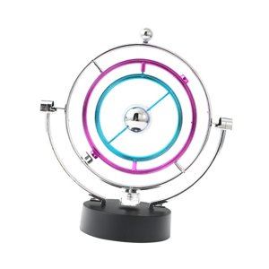 Magideal - Bolas De Equilibrio De Movimiento , Decoración De Escritorio, Estante De Mesa, Decoración De Escritorio De Oficina, Decoración Electrónica De