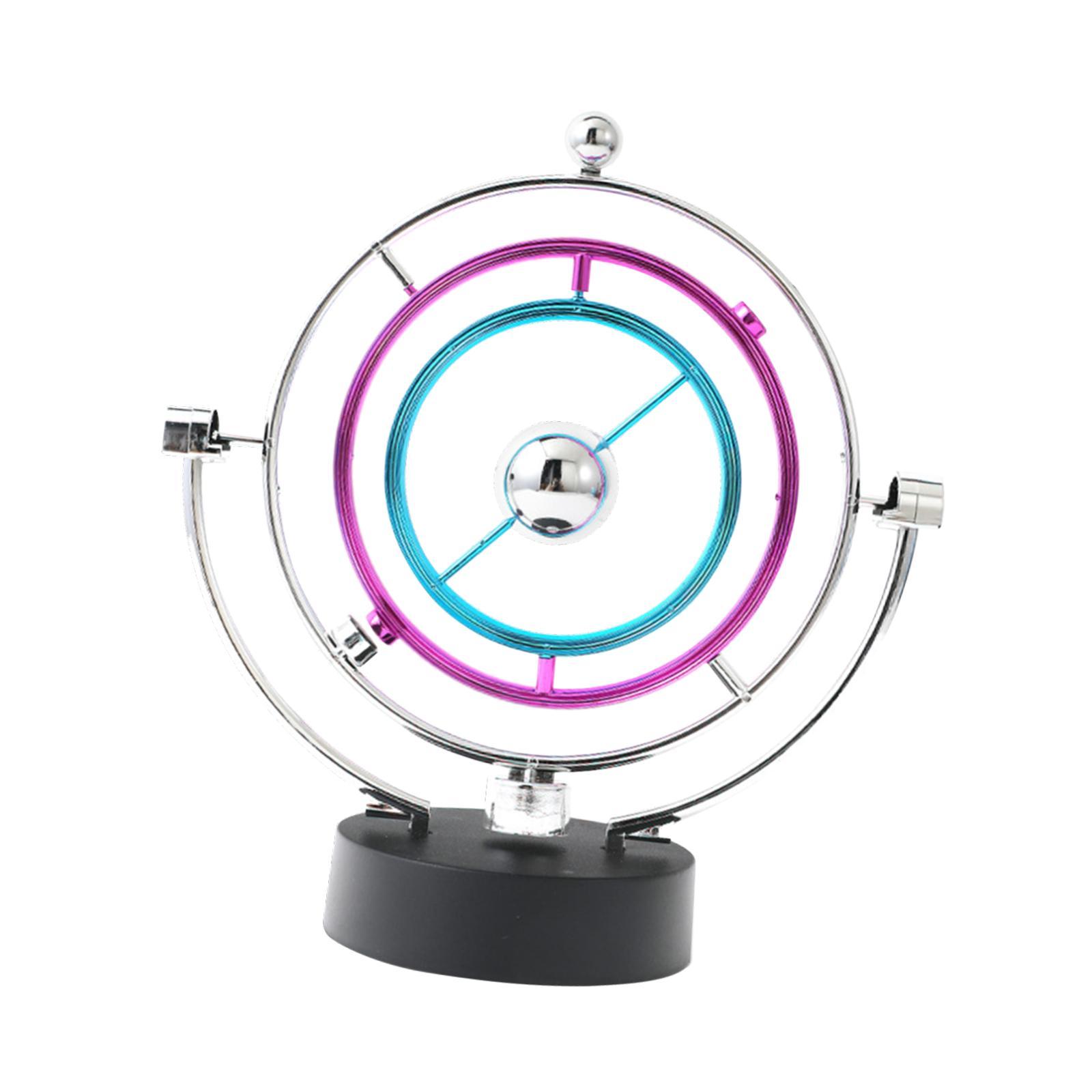 Magideal - Bolas De Equilibrio De Movimiento , Decoración De Escritorio, Estante De Mesa, Decoración De Escritorio De Oficina, Decoración Electrónica De