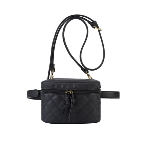 Ecosusi - Riñonera Acolchada - Negro