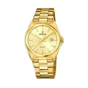 Reloj F20555/3 Festina Dorado Hombre Acero Clásico